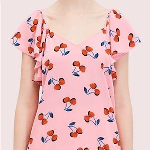 Kate Spade Cherry Blouse